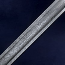 British 1895 Pattern Infantry Officers Sword with Pre Regulation Field Scabbard 25